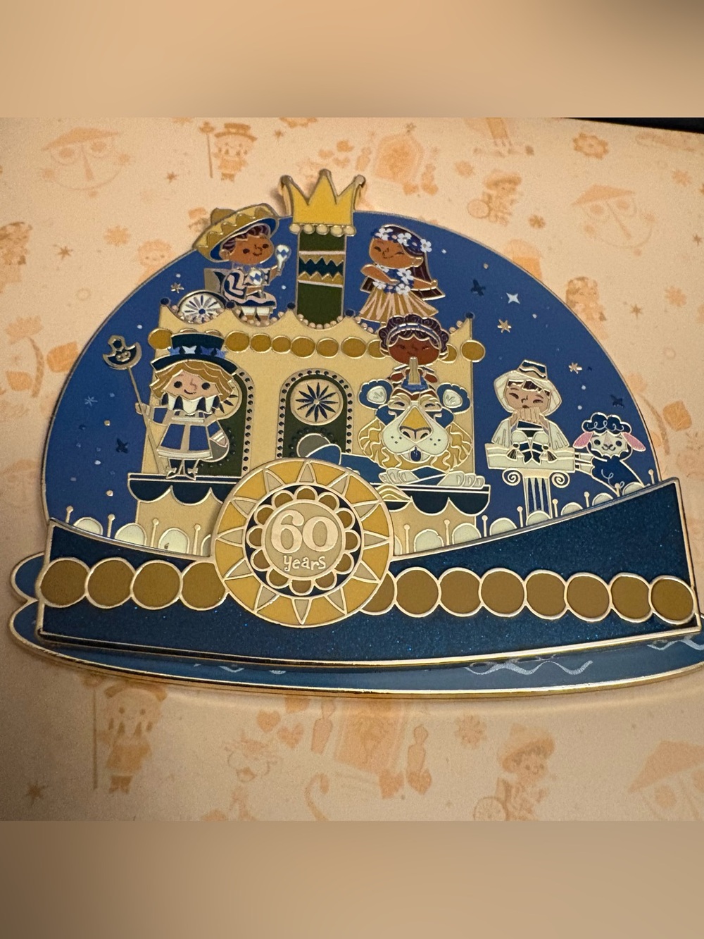 Disneyland It's a Small World 60th Anniversary Jumbo Disney Pin LE 1500